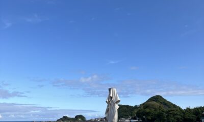 15時チェックインの時間/只今の気温26.5度/海風が涼しい/避暑地は勝浦だけではないです/鴨川( ◠‿◠ )へ是非