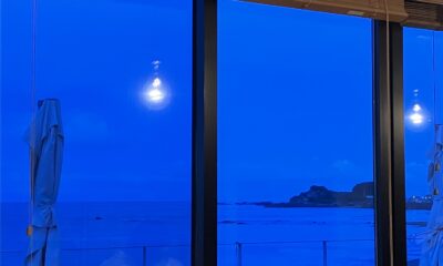 青い空と海は/昼間だけでは有りません/日没前の空と海は青いって知っていました？/オーベルジュ/千葉/鴨川/料理の美味しい宿