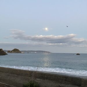 14夜/ディナー始まります/月見ディナー/月夜/月の道/オーベルジュ/千葉/鴨川