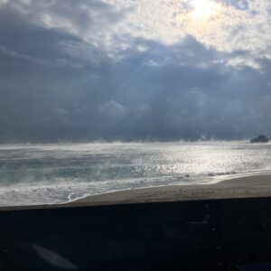 2026年2月8日/今朝のオルビス前/海/空/けあらし/幻想的な美しい朝の景色/オーベルジュ/千葉/鴨川