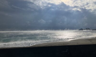 2026年2月8日/今朝のオルビス前/海/空/けあらし/幻想的な美しい朝の景色/オーベルジュ/千葉/鴨川