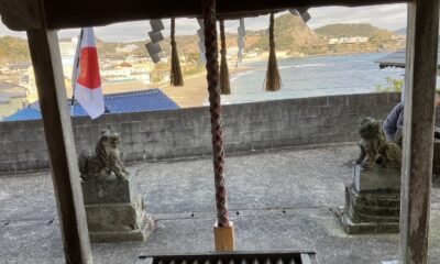 月初めのおつとめ/大将の朝/氏神様/太海/香指神社/氏子総代/オーベルジュ/千葉/鴨川/料理の美味しい宿