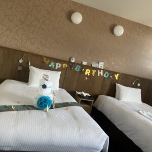 お誕生日おめでとう御座います/お誕生日の旅/おもてなし/オーベルジュ/千葉/鴨川/料理の美味しい宿