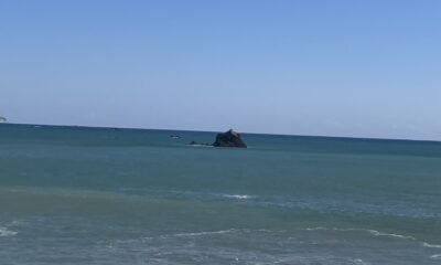 2026年3月8日/日曜日/本日のオルビス前の海と空/小さな波/風が冷たい/暖かくなったり寒くなったり/オーベルジュ/千葉/鴨川/料理の美味しい宿