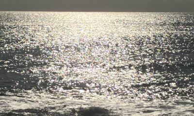 2026年3月12日/木曜日/今朝のオルビス前の海と空/キラキラ陽の光/波の音/オーベルジュ/千葉/鴨川/料理の美味しい宿