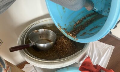 手造り醤油/天地返し三日目と四日目/美味しゅうなーれ/熟成/オーベルジュ/千葉/鴨川/料理の美味しい宿