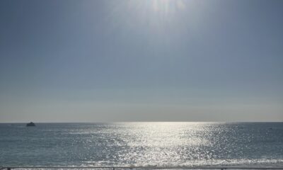 2026年3月24日/快晴/穏やかな朝です/今朝のオルビスの前の海と空/オーベルジュ/千葉/鴨川/料理の美味しい宿