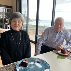 オルビスへのご来店のお客様最高峰/結婚記念日ランチ/結婚67周年/オーベルジュ/千葉/鴨川/料理の美味しい宿