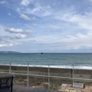 2026年4月25日/土曜日/今日のオルビス前の海と空/GW前の静けさ/オーベルジュ/千葉/鴨川/料理の美味しい宿