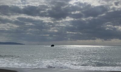 2026年4月26日/日曜日/今朝のオルビス前の海と空/今朝はテラスでカフェタイム❣️/オーベルジュ/千葉/鴨川/料理の美味しい宿