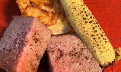 本日の肉料理/鴨川/高梨牧場/かずさ和牛/岩塩包み焼き/オーベルジュ/千葉/鴨川/料理の美味しい宿