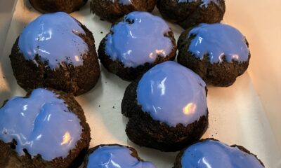 オルビススイーツブランド/オルビスカラー/第一弾青いシュークリーム🟦/本日販売開始/雨風の中ご来店してくださいましたお客様ありがとうございます/オーベルジュ/千葉/鴨川/料理の美味しい宿