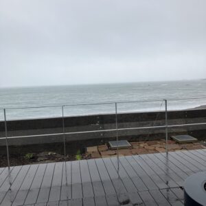 2026年5月4日/月曜日/みどりの日/今朝のオルビス前の海と空/雨/風/オーベルジュ/千葉/鴨川/料理の美味しい宿