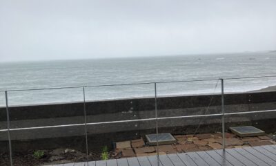 2026年5月4日/月曜日/みどりの日/今朝のオルビス前の海と空/雨/風/オーベルジュ/千葉/鴨川/料理の美味しい宿