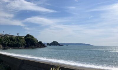 2026年5月5日/火曜日/こどもの日/今朝のオルビス前の海と空/風強し/波は穏やか/爽やかな朝です/オーベルジュ/千葉/鴨川
