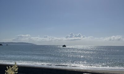 2026年5月11日/月曜日/今朝のオルビス前の海と空/晴れー☀️/オーベルジュ/千葉/鴨川/料理の美味しい宿