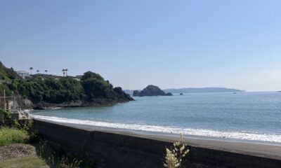 2026年5月17日/日曜日/今朝のオルビス前の海と空/引き潮/エッサイ/さざなみ/オーベルジュ/千葉/鴨川