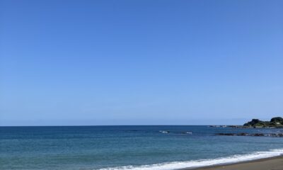 2026年5月18日/月曜日/本日のオルビス前の海と空/鴨川市議会選挙/今日は波音より選挙カーが賑やかです/オーベルジュ/千葉/鴨川/料理の美味しい宿