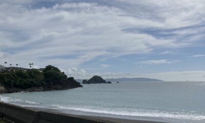 2026年5月20日/水曜日/本日のオルビス前の海と空/明日から雨☔？/穏やかな良い朝です/オーベルジュ/千葉/鴨川/料理の美味しい宿