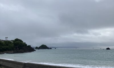 2026年5月28日/木曜日/今朝のオルビス前ね海と空/曇り/どんより/霧雨/オーベルジュ/千葉/鴨川/料理の美味しい宿