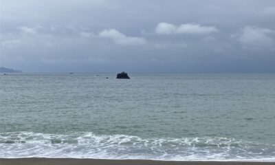 2026年6月10日/水曜日/本日のオルビス前の海と空/梅雨入りしました/肌寒い朝/オーベルジュ/千葉/鴨川/料理の美味しい宿