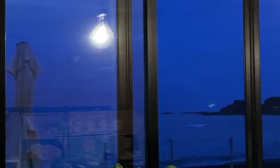 オルビスの夕暮れ時/ブルーの世界/景色もご馳走/ディナー🍽️のひととき/オーベルジュ/千葉/鴨川/料理の美味しい宿