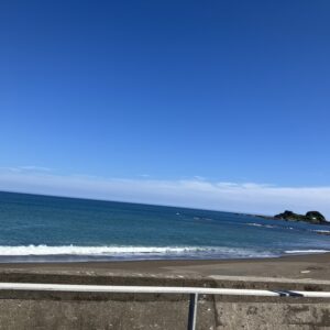 2026年7月29日/水曜日/本日のオルビス前の海と空/オルビスブルーサイコー/オーベルジュ/千葉/鴨川/泊まれるレストラン