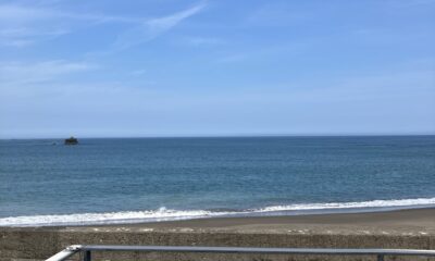 2026年7月30日/木曜日/快晴/本日のオルビス前の海と空/オーベルジュ/千葉/鴨川/泊まれるレストラン