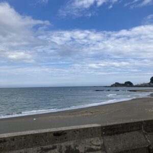2026年7月3日/金曜日/曇り/本日のオルビス前の海と空/オーベルジュ/千葉/鴨川/料理の美味しい宿