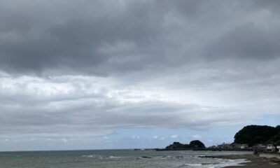2026年7月7日/七夕🎋/本日のオルビス前の海と空/どんより/オーベルジュ/千葉/鴨川/料理の美味しい宿