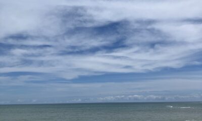 2026年7月11日/土曜日/本日のオルビス前の海と空/暑いですが海風が爽やかです/オーベルジュ/千葉/鴨川/料理の美味しい宿