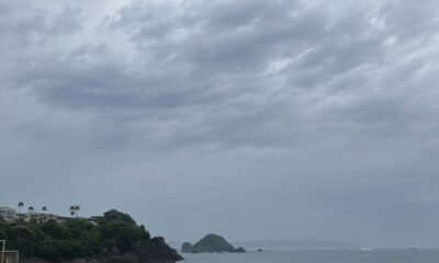 2026年7月13日/月曜日/小雨/本日のオルビス前の海と空/オーベルジュ/千葉/鴨川/料理の美味しい宿