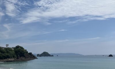 2026年7月14日/火曜日/本日のオルビス前の海と空/ピーカン/海水浴日和/オーベルジュ/千葉/鴨川/料理の美味しい宿