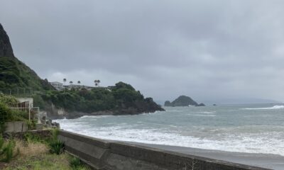 2026年8月3日/月曜日/今朝のオルビス前の海と空/台風🌀の影響か高波/曇り/どんより気温低下/オーベルジュ/千葉/鴨川/泊まれるレストラン