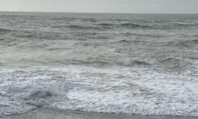 2026年8月4日/火曜日/今朝のオルビス前の海と空/凄い迫力/台風🌀の影響/高波/オーベルジュ/千葉/鴨川/泊まれるレストラン