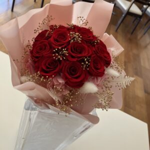 夏の思い出②/プロポーズ大作戦/12本の赤い薔薇の花束は/ブリザードフラワーで/トレンドの花束/オーベルジュ/千葉/鴨川/泊まれるレストラン