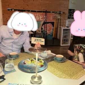 夏の思い出12/オルビス/3333組目のお客様/ご来店ありがとうございます/オーベルジュ/千葉/鴨川/料理の美味しい宿