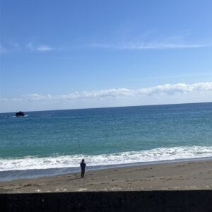 2026年10月18日/日曜日/今朝のオルビス前の海と空/オーベルジュ/千葉/鴨川